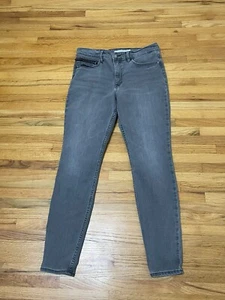 Jeans skinny donna Athleta Sculptek 10 denim grigio lavaggio medio 5 tasche elasticizzato - Foto 1 di 11