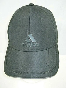 Adidas Climalite Black Trucker Hat Adjustable Hat Cap Black LOGO Golf Casual - Picture 1 of 6