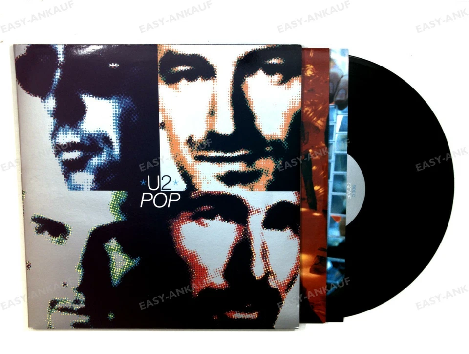 U2 - Pop UK & Europe 2LP 1997 FOC + Innerbag, Insert '* - Image 1 of 1