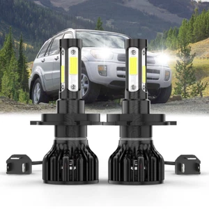 Fit Toyota Rav4 2001 2002 2003 2004 2005 - LED Headlight Hi/Low Beam Bulbs 6000K - Picture 1 of 7