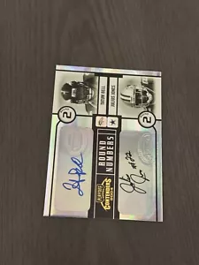 2004 Playoff Contenders Round Numbers Quad Auto /50 JULIUS JONES / TATUM BELL RC - Picture 1 of 3