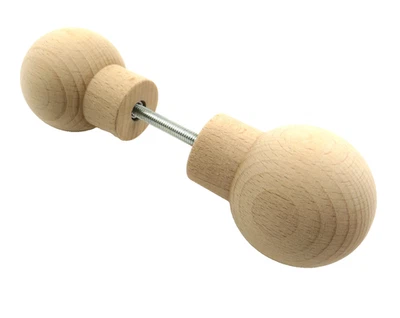 ELIGA 2 Stück Kugelgriff Sauna-Türgriff Griff Holz Saunatür Türgriff Kugel Saunagriff