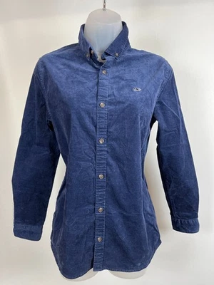 Vineyard Vines Button Down Shirt Mens Large Blue Corduroy Long Sleeve Casual - Image 1 of 4