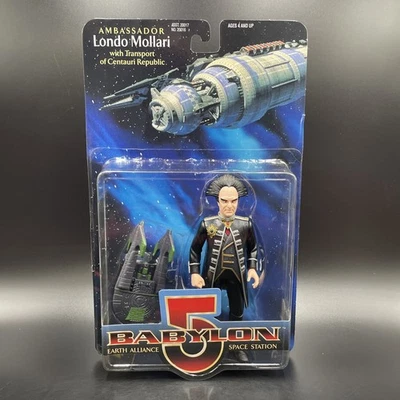 Figura de acción Babylon 5 Ambassador Londo Mollari 1997 con transporte NUEVO Foto 1 de 4