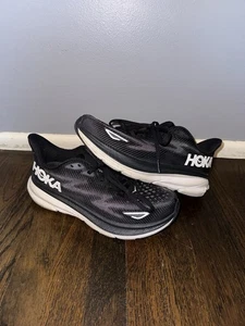 Hoka One One Clifton 9 1127896 Damen-Laufschuhe schwarz/weiß Größe 7,5B - Bild 1 von 10