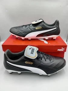 Puma Men’s UK 12 King Top FG/AG - 105607 01 - Black Football Boots Brand New - Picture 1 of 9