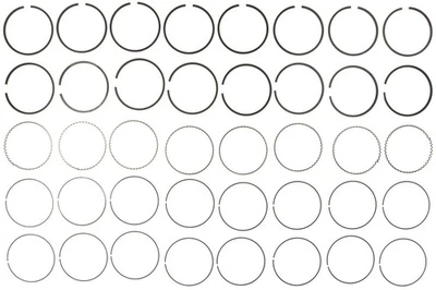 Комплект поршневых колец двигателя MAHLE 41617 для некоторых моделей Chevrolet GMC 91-00 - Изображение 1 из 4