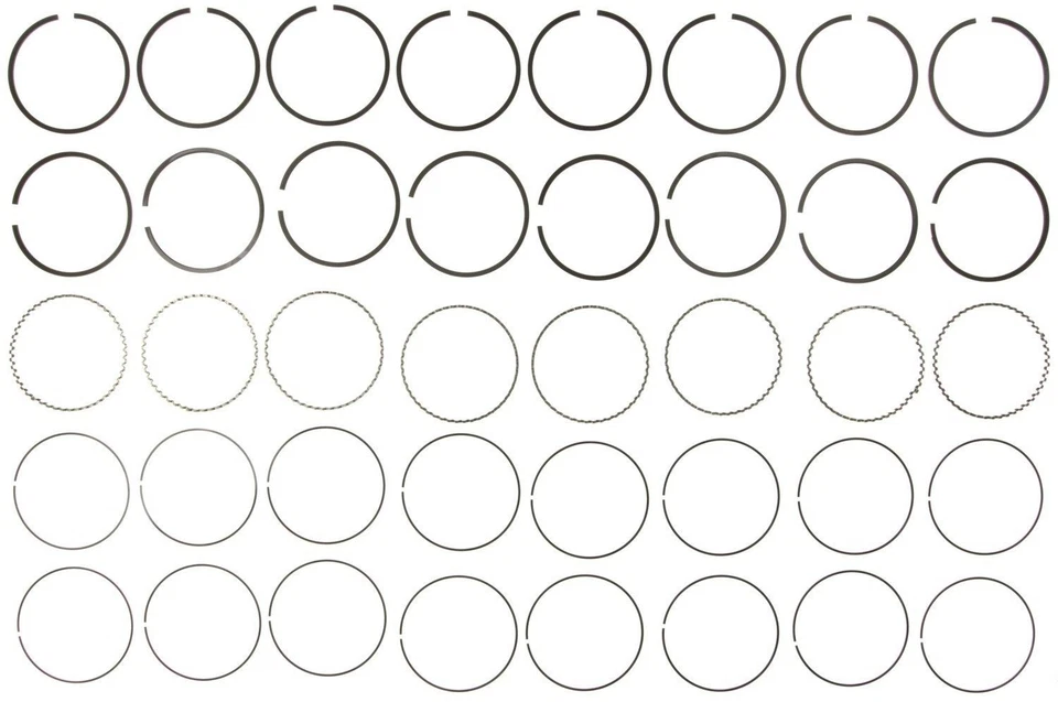 Juego de anillos de pistón de motor MAHLE 41617 para modelos seleccionados de Chevrolet GMC 91-00 Foto 1 de 4