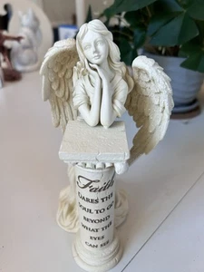 Pillar of Faith “Faith Dares the Soul…” Quote Angel Angelstar 2011 - Picture 1 of 7