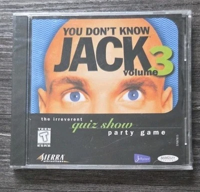 You Don't Know Jack: Volume 3, CD-ROM PC Sierra Trivia-Sealed NEW - Image 1 of 2