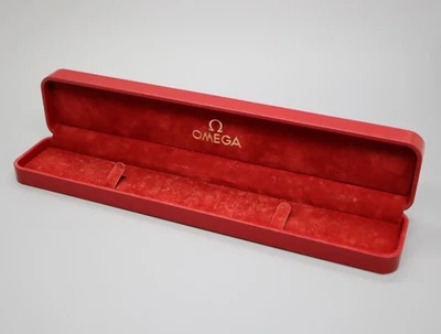 Omega Vintage Red Watch Box Case Only for Women's Watch 6 from JAPAN - Image 1 of 4