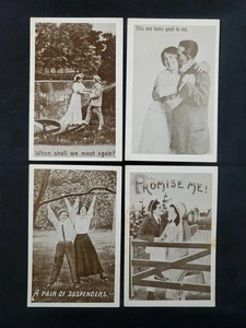 Popular Products Post Card Romantic Couple Date Kiss Unused Lot #11 See Pics  - Picture 1 of 8