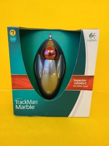 Logitech Trackman souris en marbre trackball filaire 910-000806 #T-BC21 - Photo 1/13
