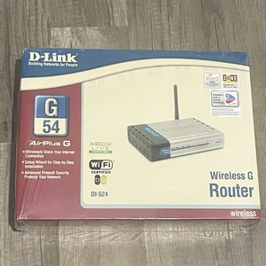 NEW SEALED D-Link DI-524 AirPlus G 802.11g/2.4GHz Wireless Router - Picture 1 of 6