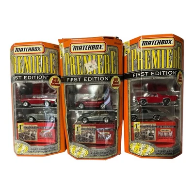 3 Matchbox Premiere First Edition Die Cast Cars With Concept Cars NIB - Image 1 of 4