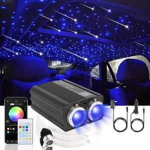 1200PC Car Home Headliner Star Light Kit Roof Twinkle Ceiling Lights Fiber Optic - Picture 1 of 21