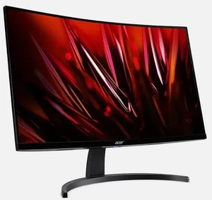 Acer Nitro 27" LED Curved WQHD 180Hz Gaming Monitor - Black/Silver - Picture 1 of 4