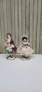 Set Dresdner Paar Figuren 5" groß wie besehen - Bild 1 von 5