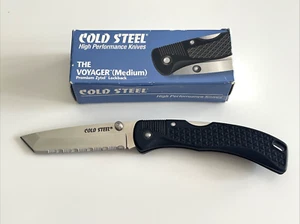 Cold Steel 34MTS Voyager Medium Tanto Folding Knife Integral Clip Japan 1995 - Picture 1 of 14