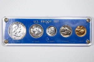 1955 US Proof Set In Capital Plastic Holder 5 Coins - Picture 1 of 4