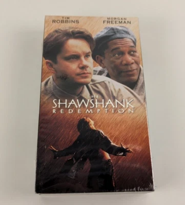The Shawshank Redemption (1994) VHS Tape Morgan Freeman New Watermark Sealed - Image 1 of 4