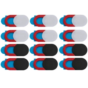 12PCS Web Camera Cover Webcam Blocker Laptop Camera Slider Camera Cover Slide - Afbeelding 1 van 12