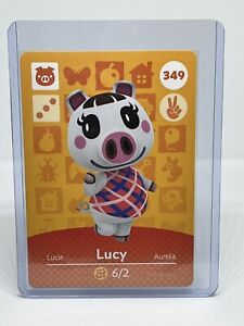 Lucy #349 - Animal Crossing Amiibo Card ( New/Unscanned Official Amiibo)