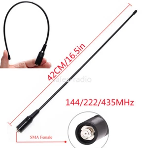 Antenne tri-bande femelle SMA BaoFeng UV-S9 Plus UV-5R III BF-A58S BF-X3Plus radio - Photo 1/6