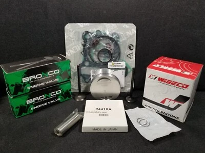 Polaris RZR 170 Top End Rebuild Kit Wiseco Piston Bronco Valves Athena Gaskets - Image 1 of 2