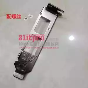 Low profile Bracket for DELL 57810S 0W1GCR 0HN10N BCM957810A1008G DP 10Gb BASE-T - Picture 1 of 2