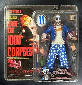 SIGNED NECA Captain Spaulding/Sid Haig House of 1000 Corpses Series 1 Figure