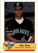 1994 Brevard County Manatees Fleer/ProCards #23 Tony Torres