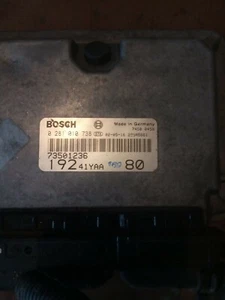 0281010738 CENTRALINA MOTORE ECU BOSCH FIAT STILO (192) 1.9 JTD 8V 80CV MAN 5M ( - Foto 1 di 2