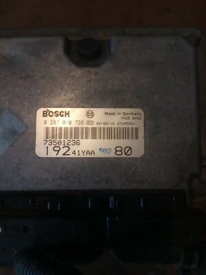 0281010738 CENTRALINA MOTORE ECU BOSCH FIAT STILO (192) 1.9 JTD 8V 80CV MAN 5M ( - Immagine 1 di 2