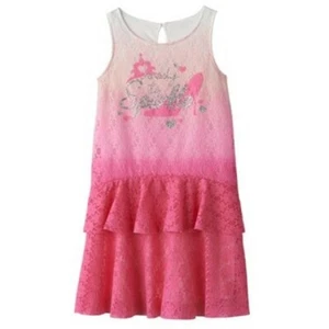 NWT Girls 6 DISNEY CINDERELLA READY TO SPARKLE Lace Dress By Jumping Beans - Picture 1 of 1