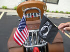 Stars & Stripes Motorcycle Usa United States Old Glory Flag Pole 6" X9" Flag
