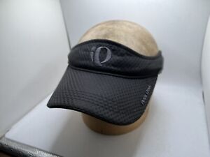 Pearl Izumi Visor Hat Cycling Cap Hook & Loop Adjustable Black Lightweight Bikes