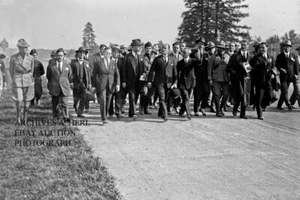 Monza 1923 Grand Prix Italian Formula One arrival of Mussolini photo photograph  - Picture 1 of 1