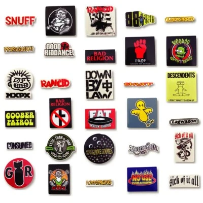50 X 90s Punk Sticker Pack - Diecut High Quality Bomb NOFX Rancid MXPX - Image 1 of 3