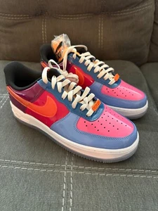 Nike Air Force 1 Low x Undefeated "Multi-Patent" Size 8 US DV5255-400 Orange - Picture 1 of 5