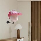 Wall Mount Mannequin Head Fabric Head Hat Display Stand for Cap