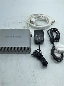 MATROX CNVDVI/N VER.301 CONVERT DVI HD-SDI SCAN CONVERTER With Cables AC Adapter - Picture 1 of 6