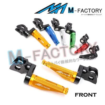 SHINOBI Rider Footpegs 25mm Lowering For Suzuki GSXR750 GSXR1000 Foto 1 de 4