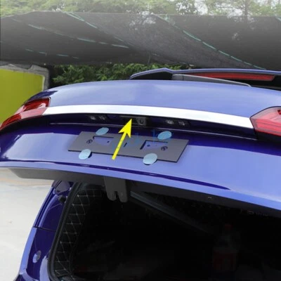 Acessórios de decoração tiras guarnições porta traseira porta tronco aço Audi Q5 2018-2020 - Imagem 1 de 4