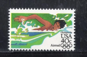 C107 * SWIMMER ~ OLYMPICS  * U.S. Postage Stamp  MNH - Picture 1 of 1