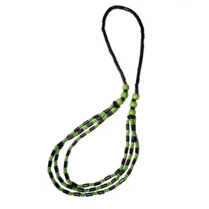 Wooden Bead Necklace - Green (015) - Picture 1 of 1