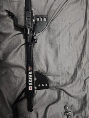 Rieles de asiento Bride Super para S14 95-98 nissan 240sx lado del conductor izquierdo Foto 1 de 2