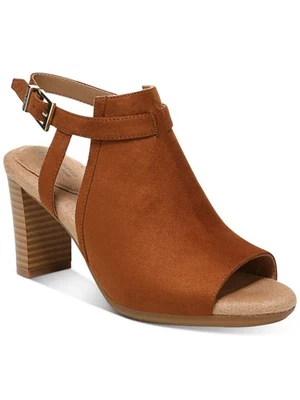 GIANI BERNINI Womens Brown Slingback Alessio Peep Toe Block Heel Shootie 10 M - Image 1 of 3