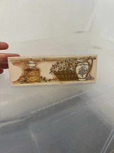 Tile Border Old Antique Vintage 1990s Ceramic Decor Kitchen Retro - Picture 1 of 5