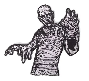 Auténtico parche bordado Rock Rebel The Mummy NUEVO - Imagen 1 de 1